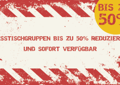 Bis zu 50% auf Esstischgruppen